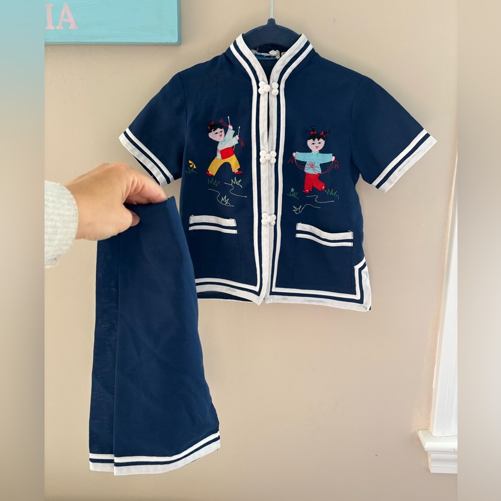 Vintage toddler Kimono outfit size 2